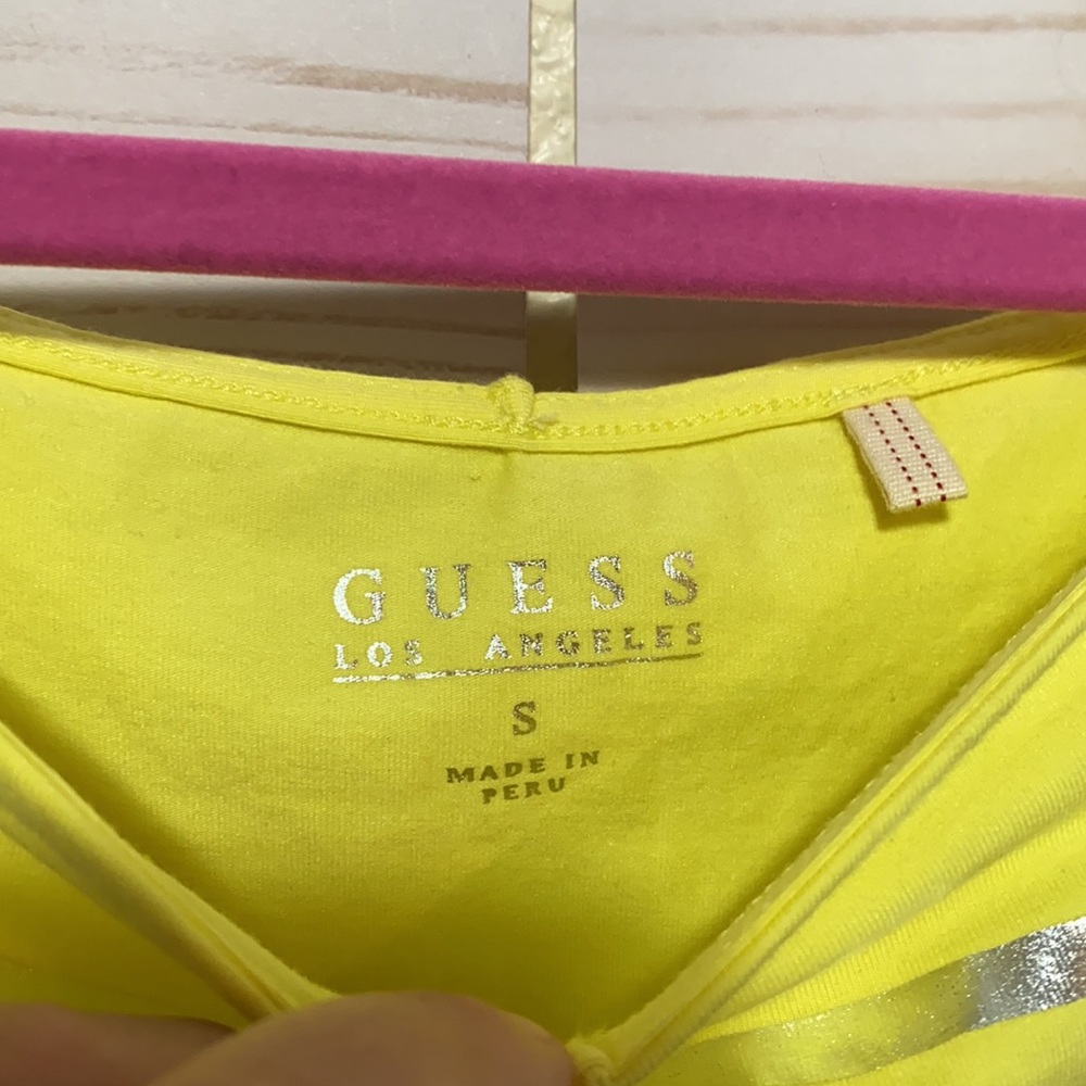 Guess Los Angeles Women’s Lemon Triangle Logo Bodysuit - Picture 11 of 16